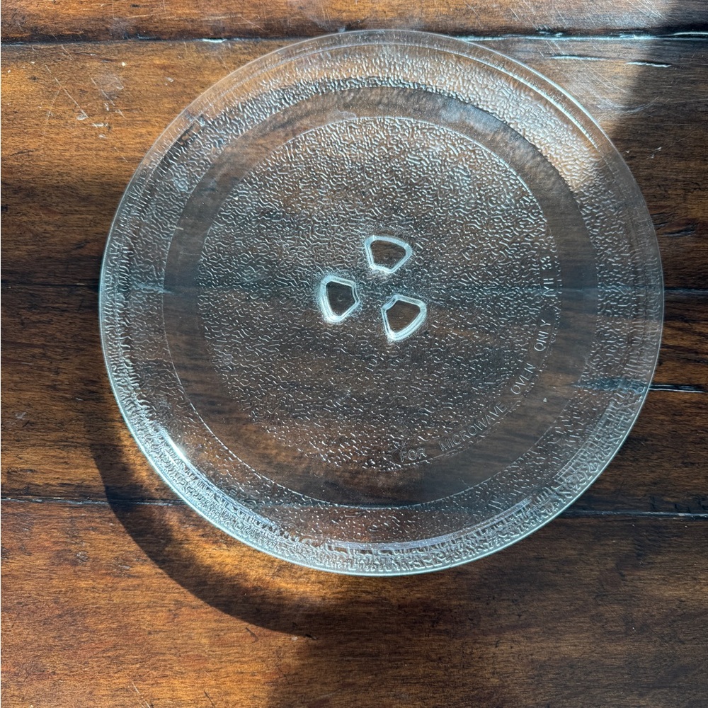 Clear Glass Microwave Plate- 10”